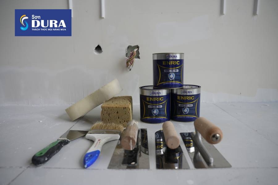 Bộ dụng cụ thi công sơn hiệu ứng