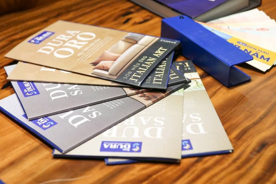 Bộ tài liệu cho kiến trúc sư: map sơn hiệu ứng, catalogue, mẫu…