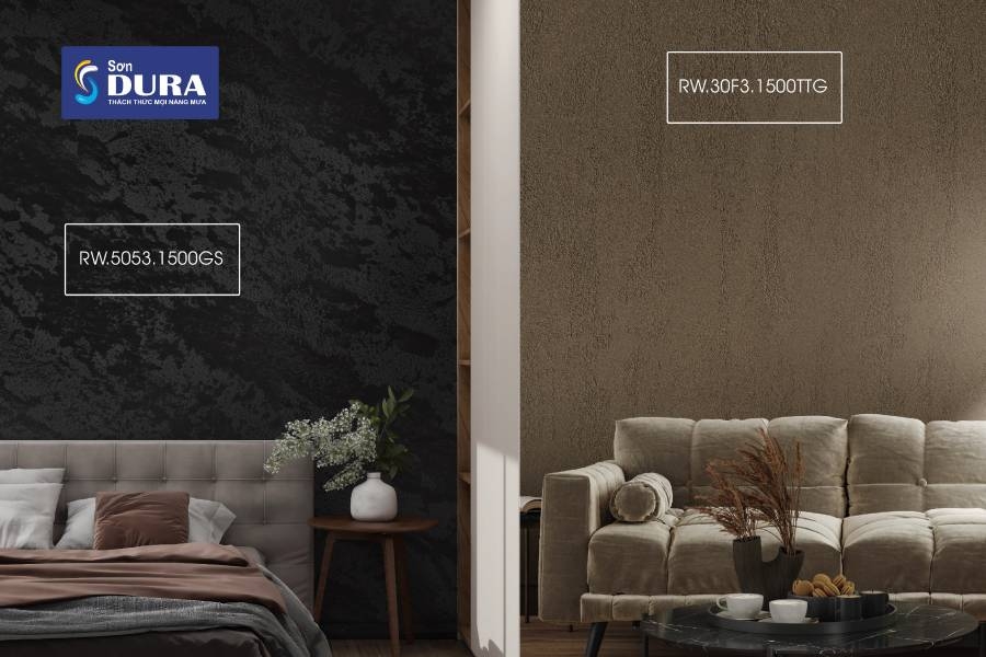 Dura có 7 dòng sơn giả đá, mỗi sản phẩm có bảng màu riêng, đa dạng và khác biệt
