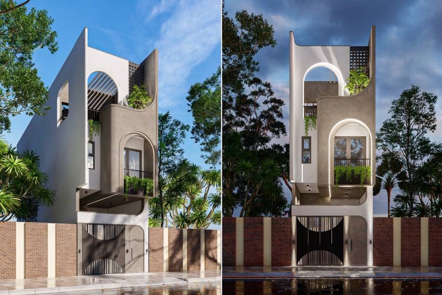 Chi tiết về sơn giả bê tông ngoài trời, trong nhà, giá, cách thi công