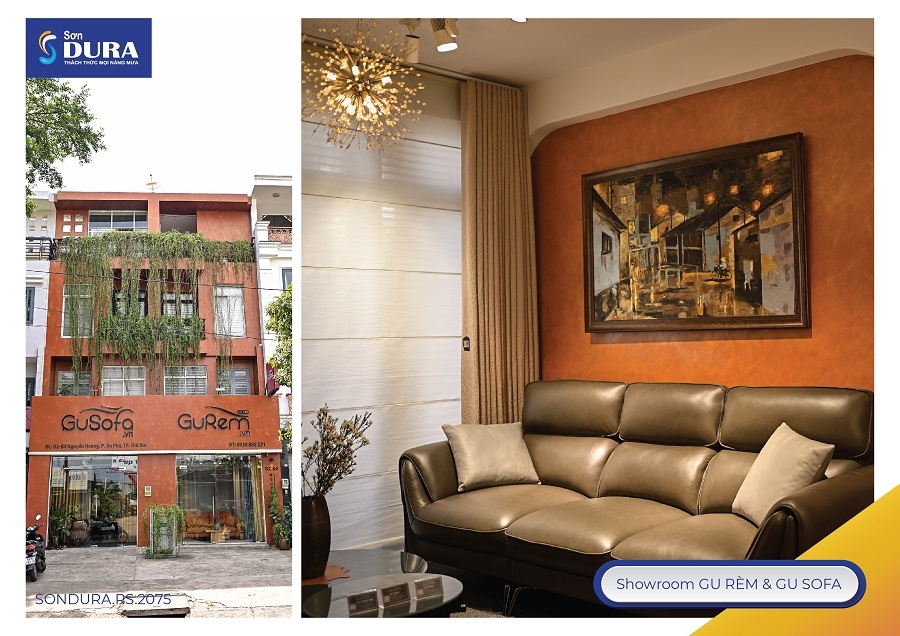 Sơn hiệu ứng ngoài trời cho showroom