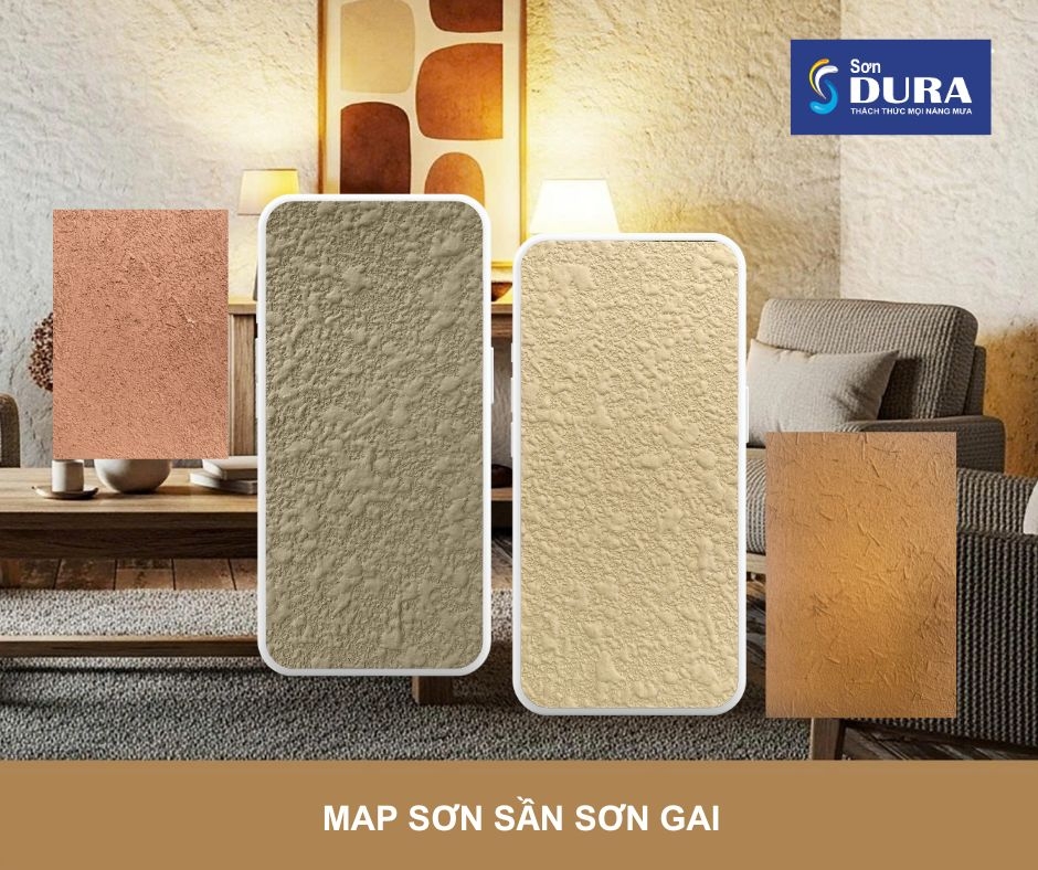 Map sơn sần sơn gai