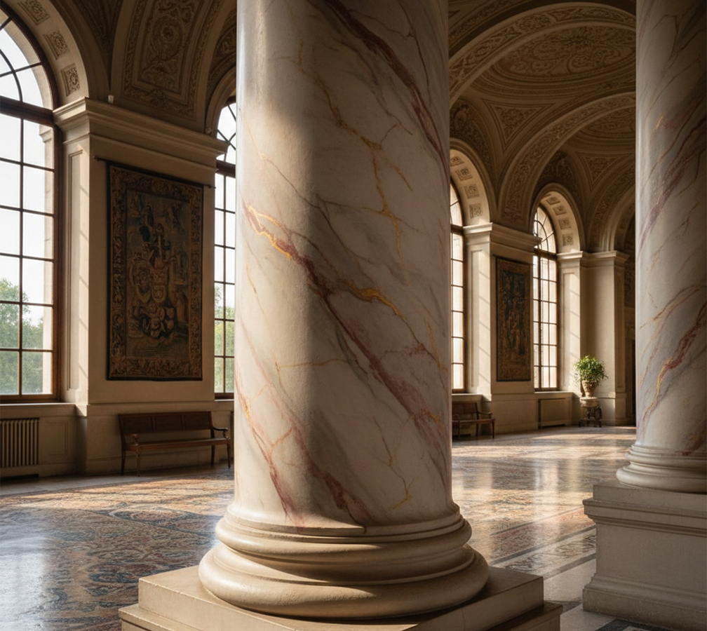 Sơn giả đá cẩm thạch mang đến vẻ đẹp sang trọng