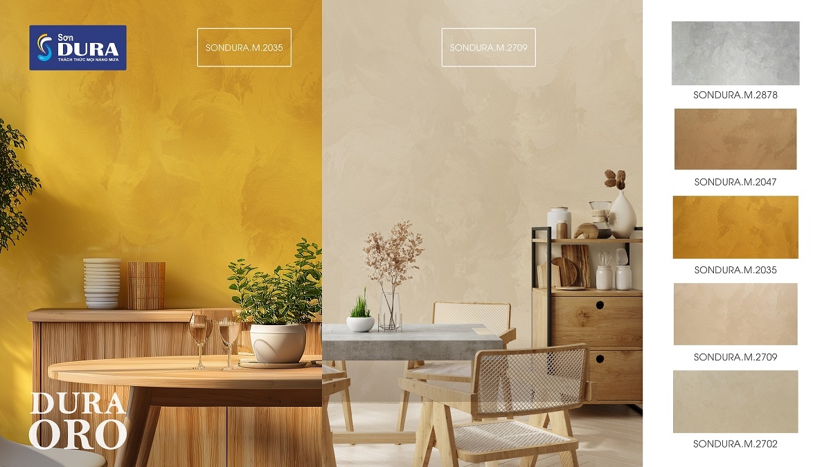 Sơn hiệu ứng kim loại Dura Oro