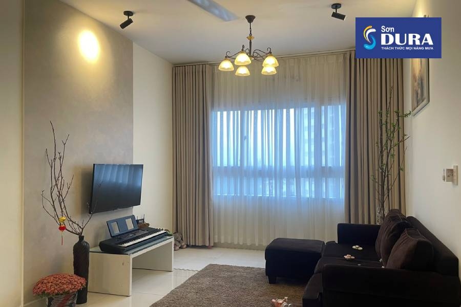 Sơn giả bê tông trong nhà