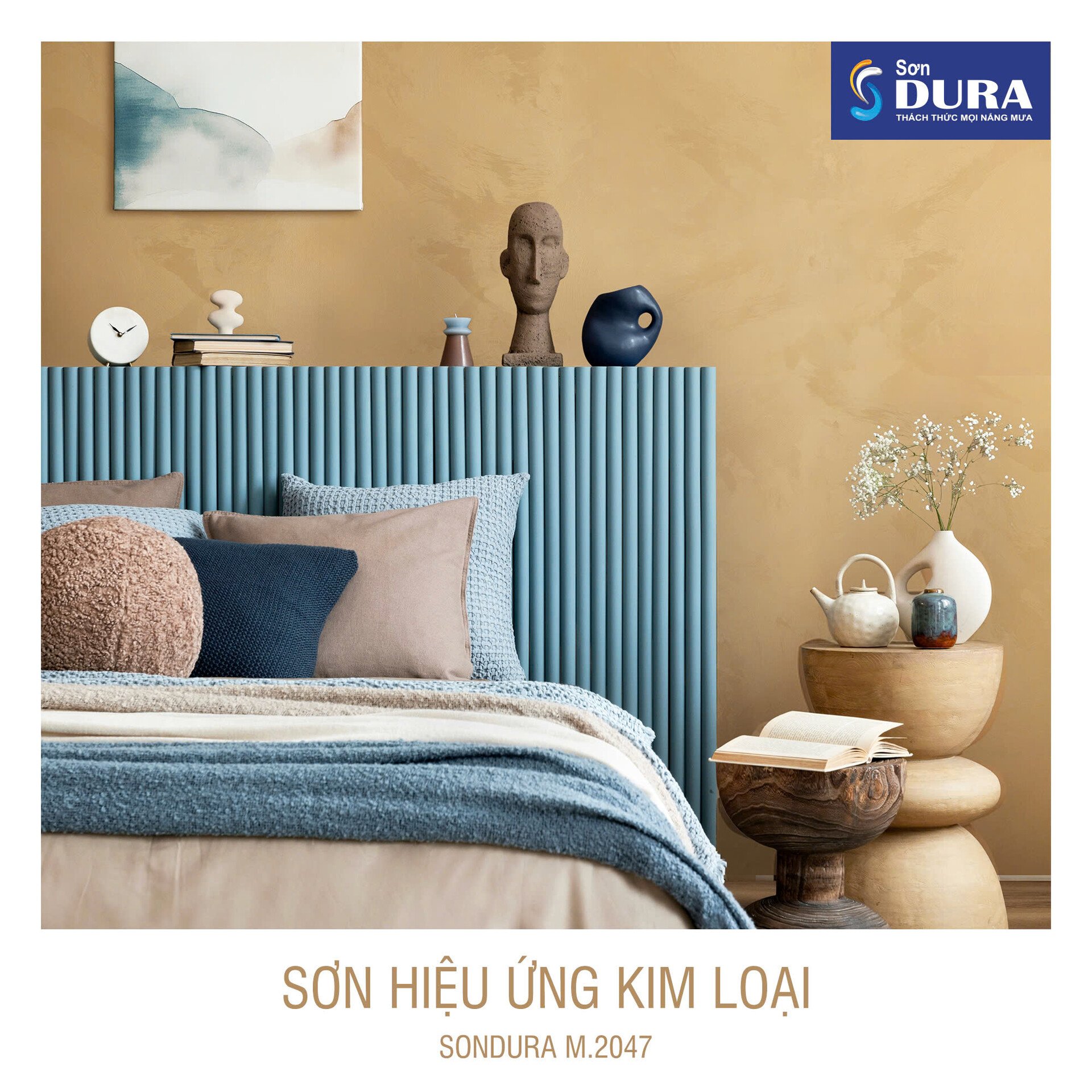 Sơn giả kim loại mang đến vẻ đẹp độc đáo và thanh lịch