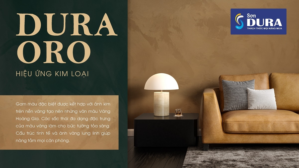 Sơn hiệu ứng kim loại Dura Oro