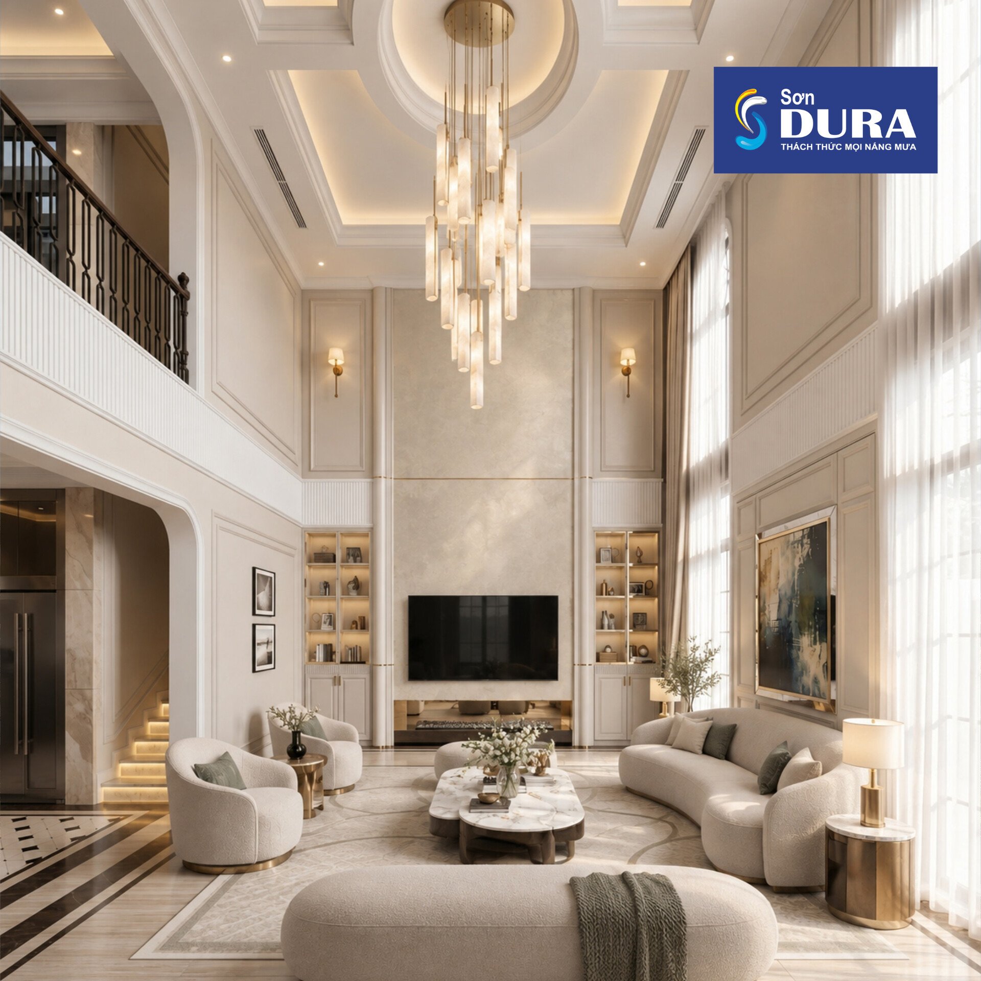 Sơn hiệu ứng satin mang đến vẻ đẹp thanh lịch