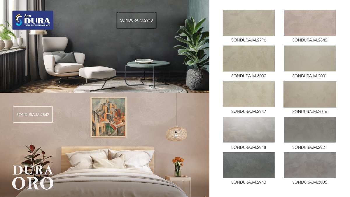 Sơn hiệu ứng kim loại Dura Oro