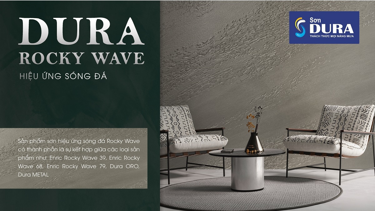 Sơn hiệu ứng sóng đá Dura Rocky Wave