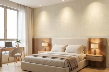 Sơn hiệu ứng vân vải: Vẻ đẹp linen cho tường nội thất