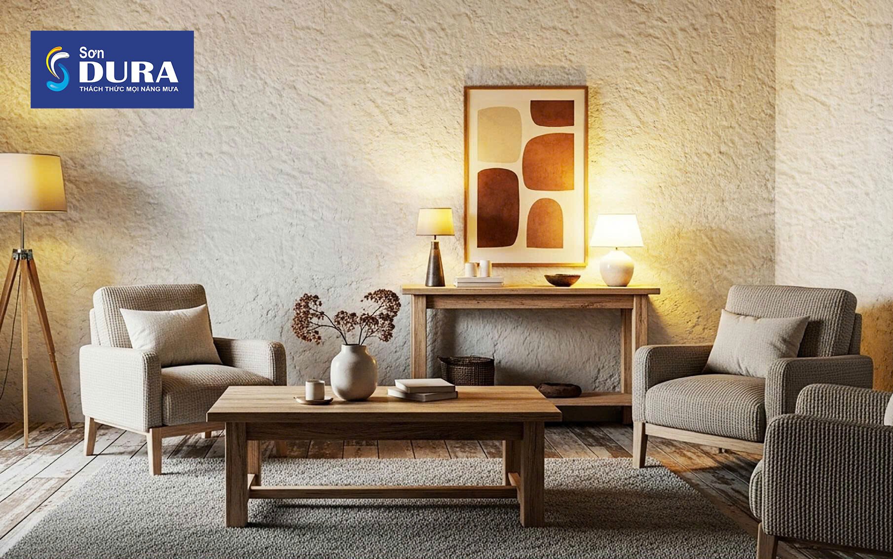 Sơn sần phù hợp với nhiều công trình khác nhau