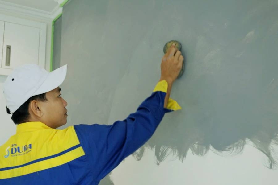 Thi Công Sơn Hiệu Ứng Bê Tông